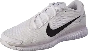 Nike Zoom Vapor Pro HC CZ0220-124 White-Black Men's Hardcourt Tennis Sneakers 10.5 US