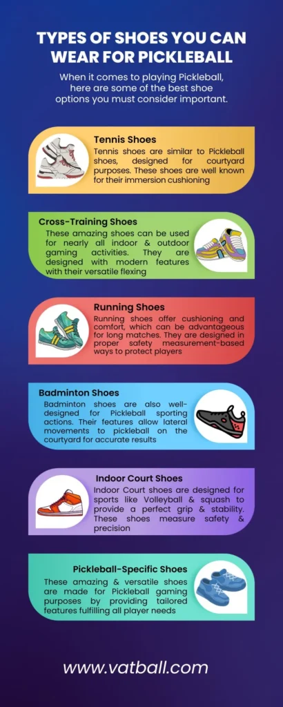 Types of Shoes You Can Wear For Pickleball