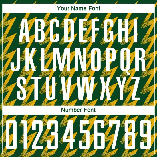 Benutzerdefinierte grün weiß-gold Zickzack Form Sublimation Fußball Uniform Trikot Benutzerdefinierte grün weiß-gold Zickzack Form Sublimation Fußball Uniform Trikot