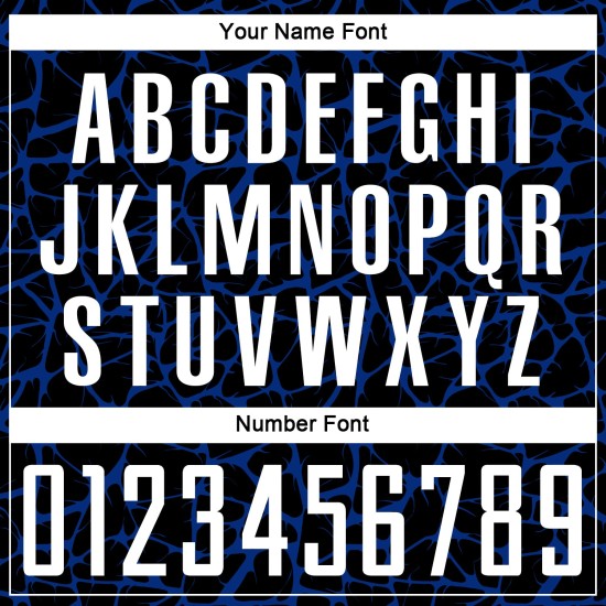 Benutzerdefinierte schwarz weiß-königsblau abstrakte Netzwerk Splash Sublimation Fußball Uniform Trikot Benutzerdefinierte schwarz weiß-königsblau abstrakte Netzwerk Splash Sublimation Fußball Uniform Trikot