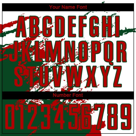 Benutzerdefinierte weiß rot-grün abstrakte Fragment Kunst Splash Sublimation Fußball Uniform Jersey Benutzerdefinierte weiß rot-grün abstrakte Fragment Kunst Splash Sublimation Fußball Uniform Jersey