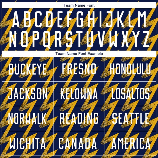 Benutzerdefiniertes Marineblaues Weiß-Gold-Fußballtrikot mit Sublimationsdruck Benutzerdefiniertes Marineblaues Weiß-Gold-Fußballtrikot mit Sublimationsdruck