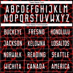 Benutzerdefinierte schwarz weiß-rot abstrakte Netzwerk Splash Sublimation Fußball Uniform Trikot Benutzerdefinierte schwarz weiß-rot abstrakte Netzwerk Splash Sublimation Fußball Uniform Trikot