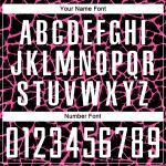 Benutzerdefinierte schwarz weiß-rosa abstrakte Netzwerk Splash Sublimation Fußball Uniform Jersey Benutzerdefinierte schwarz weiß-rosa abstrakte Netzwerk Splash Sublimation Fußball Uniform Jersey