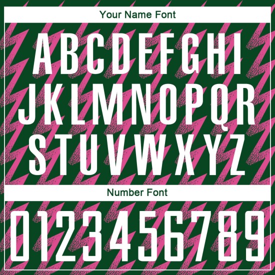 Benutzerdefinierte grün weiß-rosa Zickzack-Form Sublimation Fußball Uniform Trikot Benutzerdefinierte grün weiß-rosa Zickzack-Form Sublimation Fußball Uniform Trikot