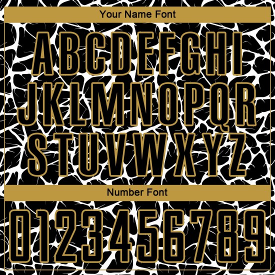 Benutzerdefinierte schwarz weiß-altgold abstrakte Netzwerk Splash Sublimation Fußball Uniform Jersey Benutzerdefinierte schwarz weiß-altgold abstrakte Netzwerk Splash Sublimation Fußball Uniform Jersey