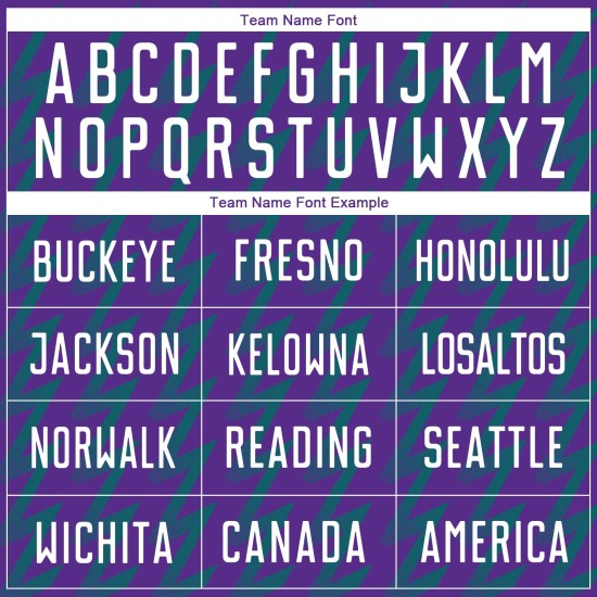 Benutzerdefinierte Lila Weiß-Blaugrün Zickzack Form Sublimation Fußball Uniform Trikot Benutzerdefinierte Lila Weiß-Blaugrün Zickzack Form Sublimation Fußball Uniform Trikot