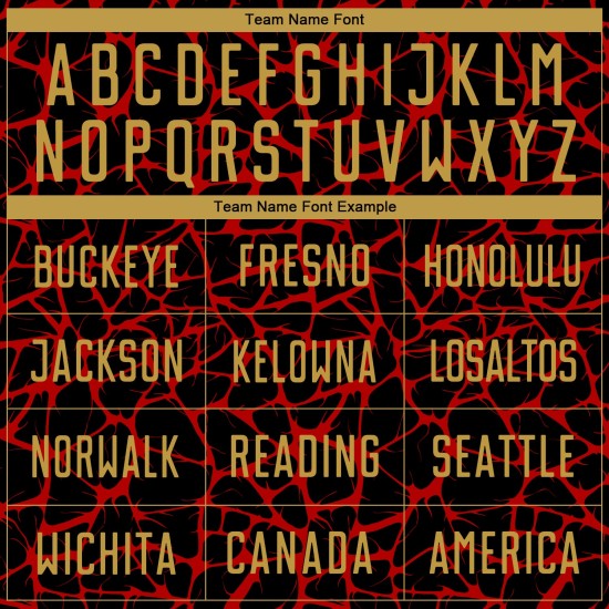 Benutzerdefinierte schwarz alt gold-rot abstrakte Netzwerk Splash Sublimation Fußball Uniform Trikot Benutzerdefinierte schwarz alt gold-rot abstrakte Netzwerk Splash Sublimation Fußball Uniform Trikot