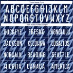 Benutzerdefiniertes Marineblaues, Weiß-Hellblaues, Zickzack-förmiges Sublimations-Fußballtrikot Benutzerdefiniertes Marineblaues, Weiß-Hellblaues, Zickzack-förmiges Sublimations-Fußballtrikot