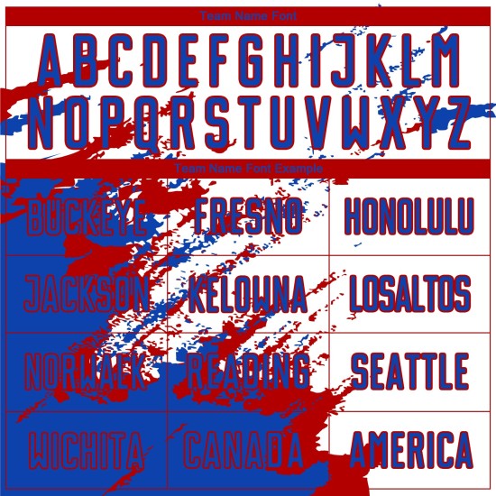 Benutzerdefinierte weiß Thunder blau-rot abstrakte Fragment Kunst Splash Sublimation Fußball Uniform Trikot Benutzerdefinierte weiß Thunder blau-rot abstrakte Fragment Kunst Splash Sublimation Fußball Uniform Trikot