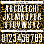 Benutzerdefinierte schwarz weiß-gold abstrakte Netzwerk Splash Sublimation Fußball Uniform Trikot Benutzerdefinierte schwarz weiß-gold abstrakte Netzwerk Splash Sublimation Fußball Uniform Trikot