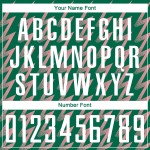 Benutzerdefinierte Kelly Grün Weiß-Mittel Rosa Zickzack Form Sublimation Fußball Uniform Trikot Benutzerdefinierte Kelly Grün Weiß-Mittel Rosa Zickzack Form Sublimation Fußball Uniform Trikot